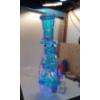Image 2 : PRISMATIC IRIDESCENT FIGURINE WITH BUILT-IN LED LIGHTS SNOWMAN