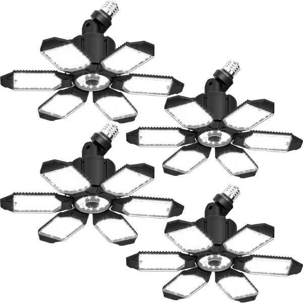 LED GARAGE LIGHT SUPER BRIGHT 15000LM LED SHOP CEILING LIGHTS 6500K GARAGE LIGHTING -N