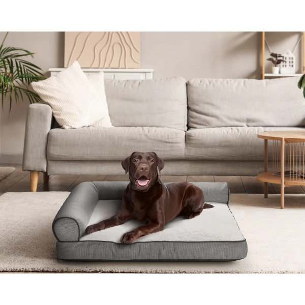 KIRKLAND SIGNATURE BOLSTER PET BED -SU