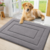 Image 1 : SMIRY DOG DOOR MAT FOR MUDDY PAWS INDOOR ENTRANCE