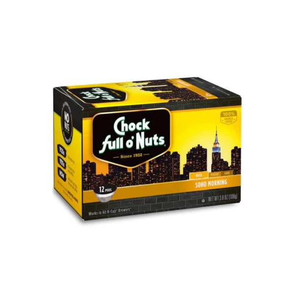 CHOCK FULL O’NUTS SOHO MORNING, MILD ROAST K-CUPS 