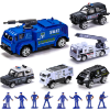 Image 1 : 14 PACK DIE-CAST POLICE RESCUE TRUCK VEHICLES SETS