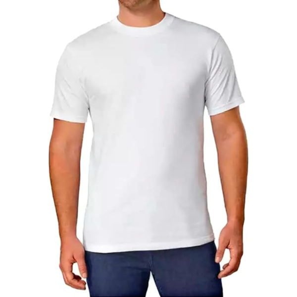 KIRKLAND SIGNATURE MEN'S COTTON CREW NECK WHITE T-SHIRT, 3 PACK IN LARGE