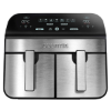 Image 1 : GOURMIA 9.4 L (10 QT.) DUAL BASKET DIGITAL AIR FRYER WITH SMART FINISH (SLIGHTLY USED)
