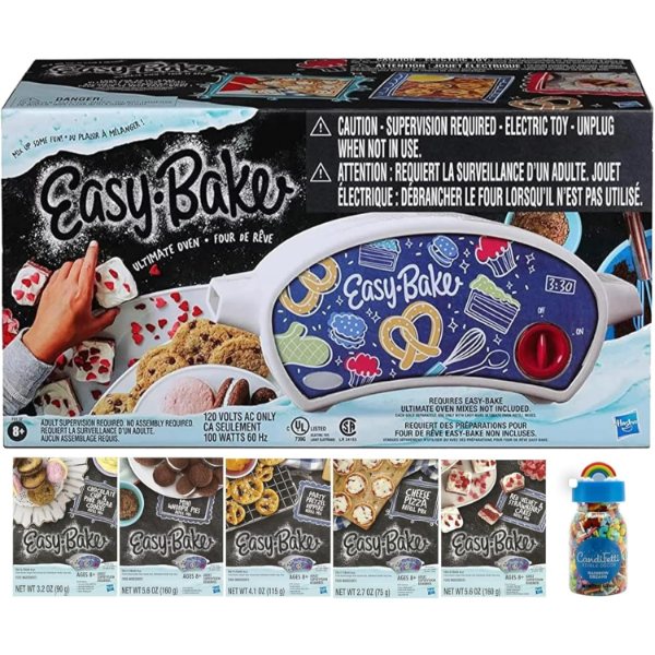 MIRACLE PLAY EASY BAKE OVEN EASY BAKE ULTIMATE OVEN BAKING BUNDLE (OVEN + 5 MIXES + RAINBOW SPRINKLE