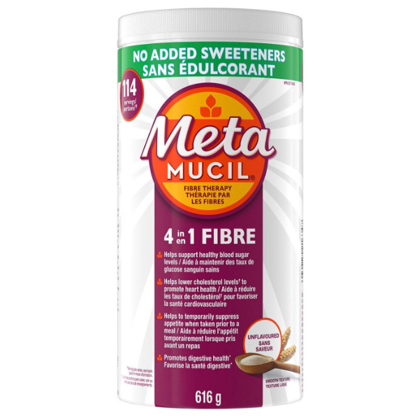 METAMUCIL NO SUGAR ORIGINAL SMOOTH FIBER POWDER -N, E: 2027
