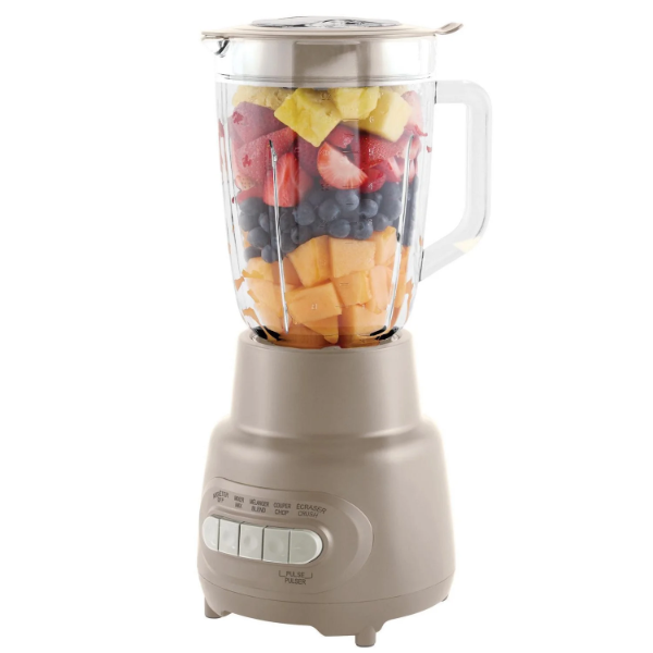 MAINSTAYS 5 SPEED GLASS JAR BLENDER WITH CAPACITY 48 OZ,BLACK, 5-SPEED GLASS BLENDER, CAPACITY 48OZ