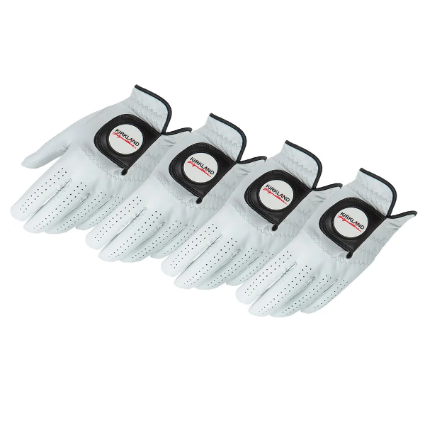 KIRKLAND SIGNATURE CABRETTA LEATHER GOLF GLOVES -U