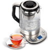Image 1 : CUISINART PERFECTEMP PROGRAMMABLE GLASS KETTLE WITH TEA STEEPER, 6 TEMPERATURE PRESETS (TEA-200C)