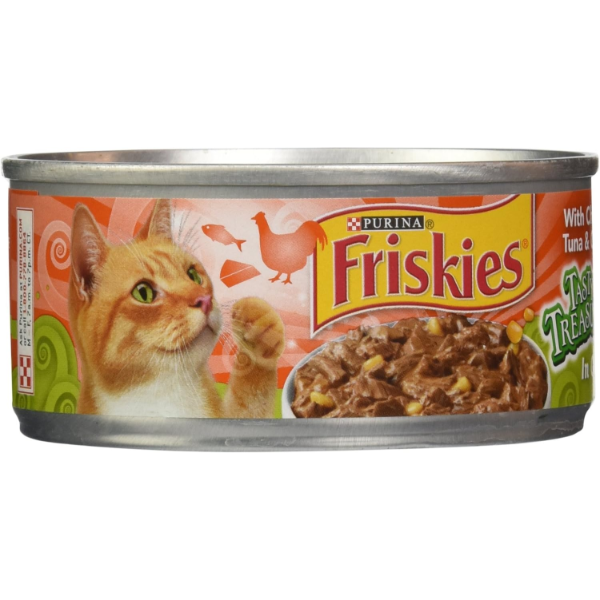 FRISKIES CANNED TASTY TREASURES CAT FOOD