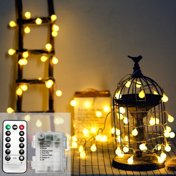 ZOUTOG BATTERY OUTDOOR STRING LIGHTS