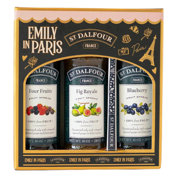 ST. DALFOUR FRUIT SPREAD GIFT SET - EMILY IN PARIS EDITION - (USED)