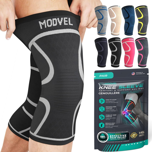 MODVEL COMPRESSION KNEE BRACES FOR MEN & WOMEN - XS TO XXX-L 