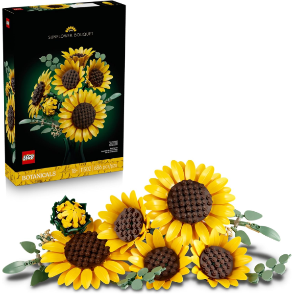 LEGO BOTANICALS SUNFLOWER BOUQUET BUILDING SET FOR ADULTS -MP