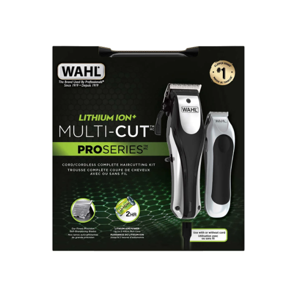 WAHL PRO SERIES MULTI-CUT CORD/CORDLESS COMPLETE HAIRCUTTING KIT 