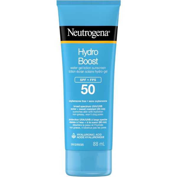NEUTROGENA HYDRO BOOST WATER GEL SUNSCREEN LOTION WITH BROAD SPECTRUM SPF 50 -N E: 3/2027