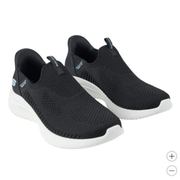 SKECHERS SWIFT FIT MEMORY FOAM RUNNING SHOES SIZE 7-8 (SLIGHTLY USED, NO BOX)