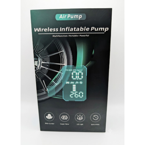AIR COMPRESSOR WIRELESS INFLATABLE PUMP PORTABLE AIR PUMP TIRE INFLATOR FOR CAR -N