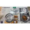 Image 1 : HENCKELS TRI-PLY CLAD STAINLESS STEEL 12-PIECE COOKWARE SET (USED, MISSING PART)