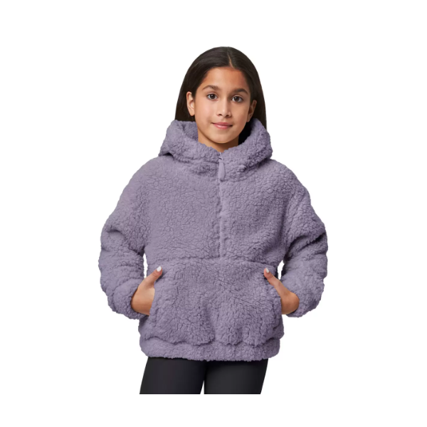 MONDETTA YOUTH 1/2 ZIP PULLOVER IN LILAC SIZE 7