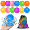 Image 1 : SOPPYCID 12PCS REUSABLE WATER BALLOONS
