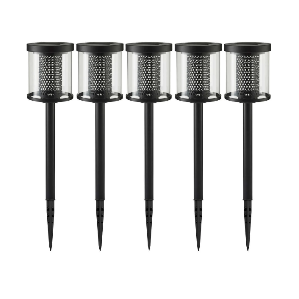 SOLAR LED PATHWAY LIGHTS, 5 PACK (SLIGHTLY USED)
