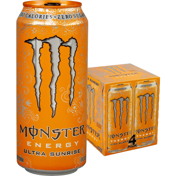 MONSTER ENERGY, ULTRA SUNRISE, 16 FL OZ, 2 PACK