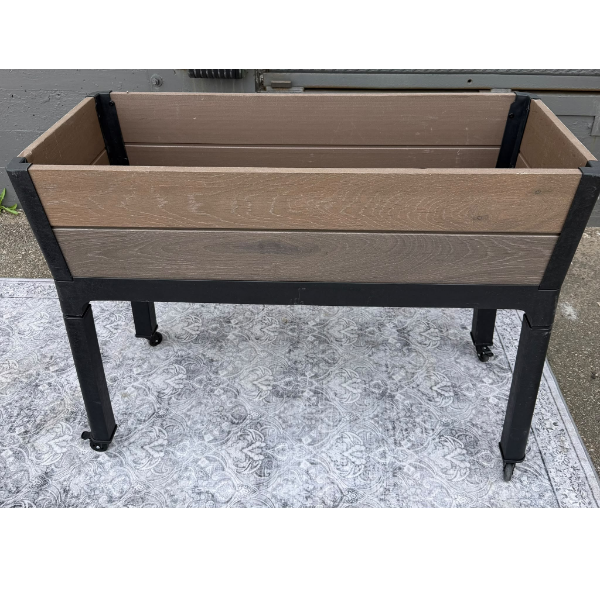KETER ROLLING RAISED GARDEN BED WITH SELF WATERING -U