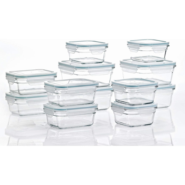 GLASSLOCK 12 PIECES CONTAINER SET (NEW)