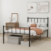 Image 1 : METAL PLATFORM TWIN BED FRAME