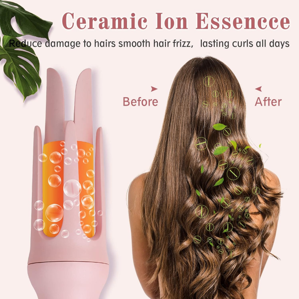 AUTOMATIC CURLING IRON,  HAIR CURLER 1.1" 1.25", TEMP ADJUSTABLE, FAST HEATING UP 