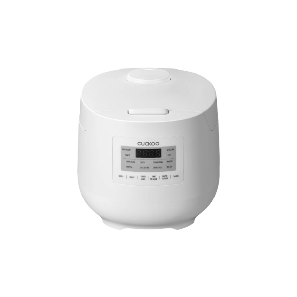 CUCKOO 6-CUP UNCOOKED PROGRAMMABLE RICE COOKER W/ NONSTICK INNER POT AND 11 MENU MODES