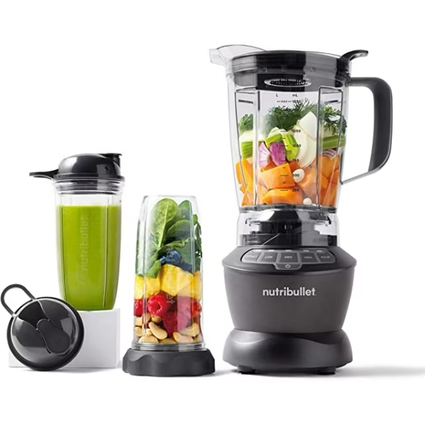 NUTRIBULLET ZNBF30500ZC BLENDER COMBO 1200 WATT, WITH SINGLE SERVE CUPS -U