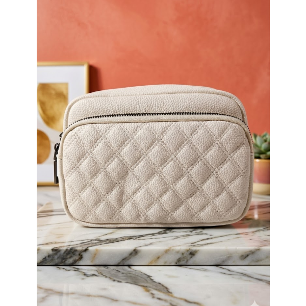 SOKOS DIANA QUILTED VEGAN LEATHER WOMEN’S CROSSBODY BAG -N