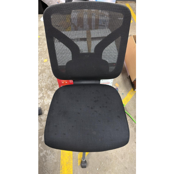 LOW-BACK ADJUSTABLE HEIGHT COMPUTER OFFICE STOOL WITH SWIVEL CASTER