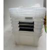 Image 1 : STORAGE BOX TRANSPARENT 5 PIECES -N
