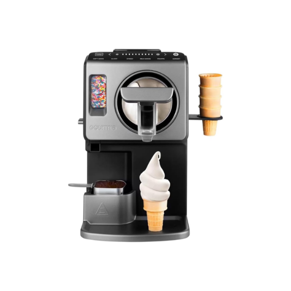 GOURMIA SOFT ICE CREAM AND SMOOTHIE MAKER, 1.9 L, 6 PREPARATION MODES, (SLIGHTLY USED)