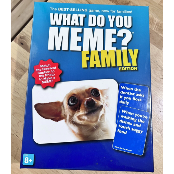 WHAT DO YOU MEME? FAMILY EDITION (2019) FAMILY BOARD GAME (NEW)