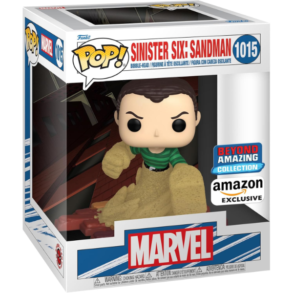 FUNKO POP! DELUXE: MARVEL SINISTER 6 - SANDMAN, AMAZON EXCLUSIVE, FIGURE 3 OF 7, MULTICOLOR -N