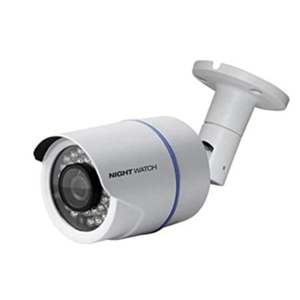 1 PACK ANALOG HD 1080P WIRED BULLET CAMERA (WHITE, CAMERA ONLY, COMPATIBLE WITH NIGHT OWL DVRS)