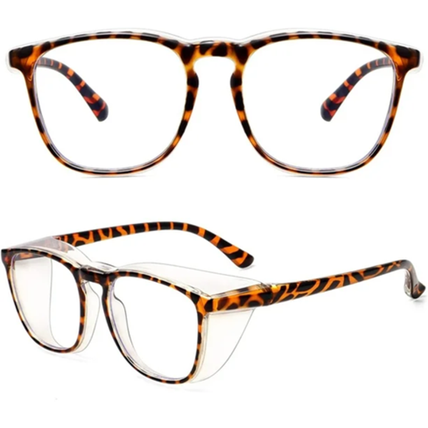 SAFETY GLASSES, ANTI-FOG ANTI-POLLEN ANTI DUST ANTI BLUE LIGHT GOGGLES WITH SIDE SHIELDS