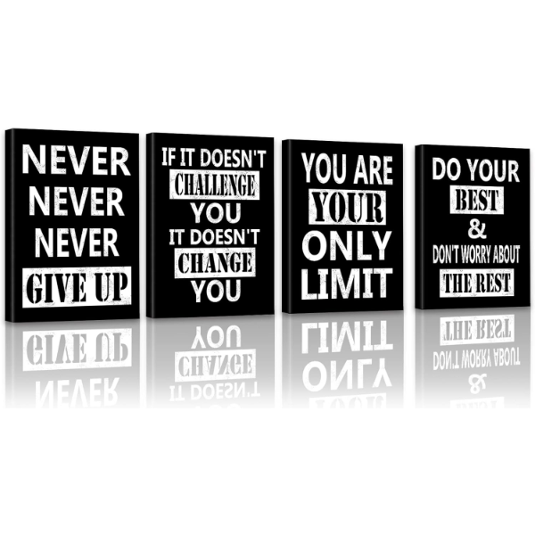 PHOPAGO MOTIVATIONAL WALL ART INSPIRATIONAL QUOTE