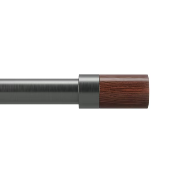 UMBRA NICKEL 2 PACK CURTAIN RODS -N