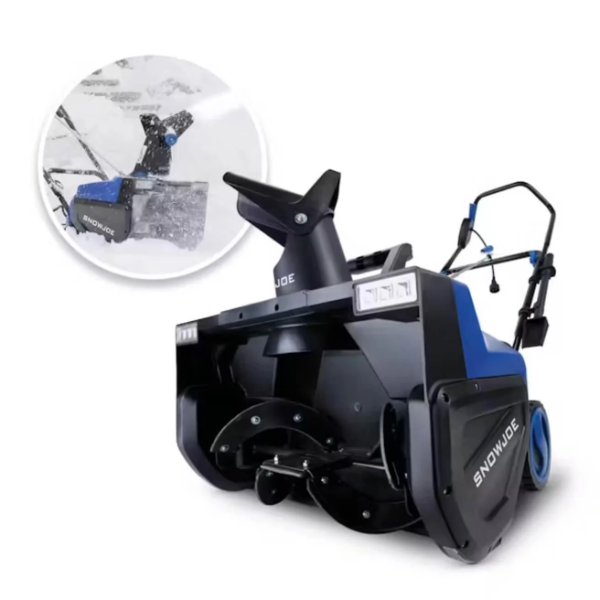 SNOW JOE SJ627E ELECTRIC SNOW THROWER, 22-INCH, 15-AMP, W/ DUAL LED LIGHTS (NEW)