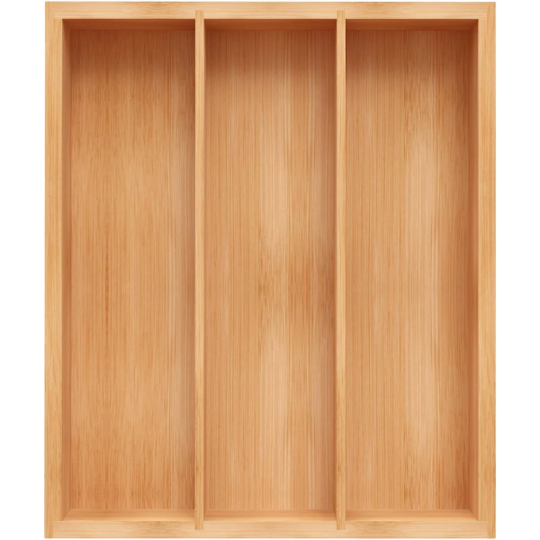 BAMBOO UTENSIL DRAWER ORGANIZER -N