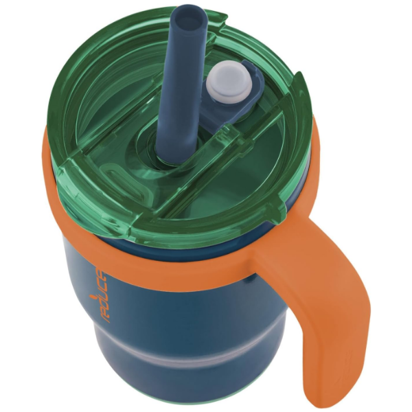 COLDIE 14OZ KIDS CUP WITH LID AND STRAW - COLDIE INSULATED TRAVEL CUP - LEAKPROOF, SWEATPROOF 