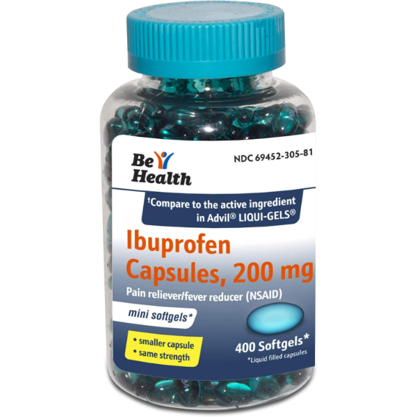 BE HEALTH MINI IBUPROFENO 200 MG CÁPSULAS BLANDAS