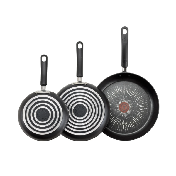 T-FAL SKILLET SET, 3-PIECE -SU