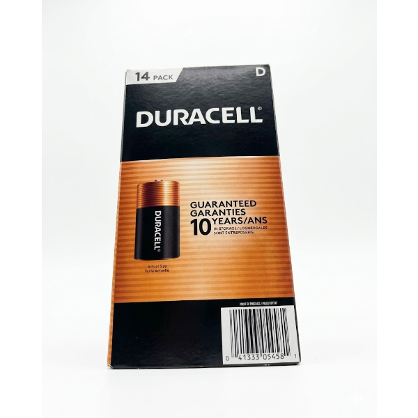 DURACELL COPPERTOP D BATTERIES, 14-COUNT -N