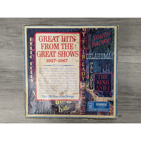 READER'S DIGEST-GREAT HITS FROM THE GREAT SHOWS 1927-1967-10 LP-NM-DYNAGROOVE